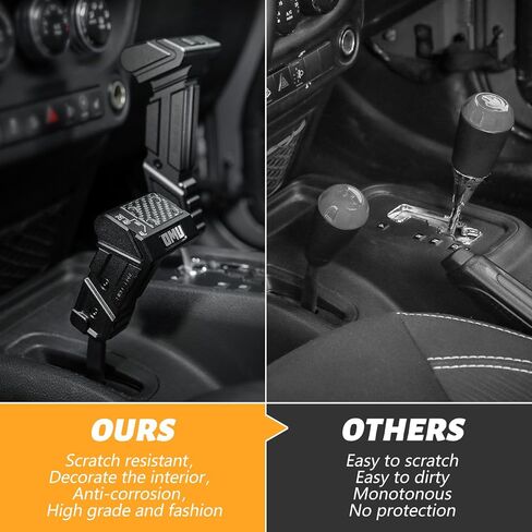 MAIKER OMU Genesis Series Gear Shift Lever Knob Cover Kit for Jeep Wrangler JK JKU 2011-2017 in Saudi Arabia