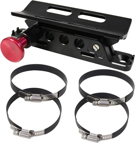 Bestaoo Adjustable Roll Bar Fire Extinguisher Mount Holder for Jeep Wrangler TJ JK JKU JL UTV Polaris RZR Ranger Camper Van, Aluminum, Quick Release in Kuwait