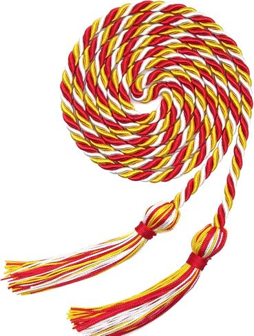 Wholelovein 40 Pack Graduation Honor Ropes Cords Bulk, Yarn Honor Cords with Tassel for High School Bachelor Gown College Graduation 2025(Red) in Saudi Arabia