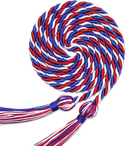 Wholelovein 40 Pack Graduation Honor Ropes Cords Bulk, Yarn Honor Cords with Tassel for High School Bachelor Gown College Graduation 2025(Red) in Kuwait