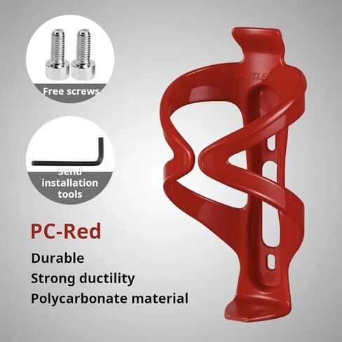 Lightweight Bicycle Water Bottle Holder - Secure, Versatile, and Stylish Bike Universal Drink Cage, Cycling, Road/Mountain Bikes (Blue) in Kuwait