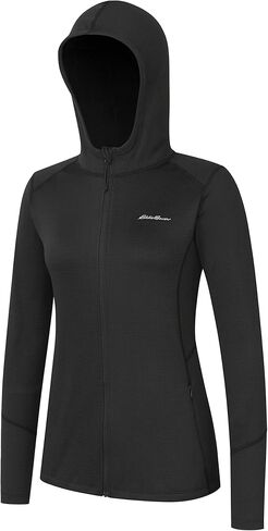 Eddie Bauer Women's Mini Grid Full Zip Hoodie in Saudi Arabia