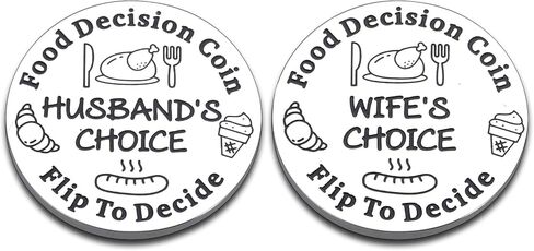 Clouater Valentines Day Gift Boyfriend Girlfriend Wife Husband Date Night Idea Decision Coin Women Men Stocking Stuffer in Saudi Arabia