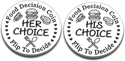 Clouater Valentines Day Gift Boyfriend Girlfriend Wife Husband Date Night Idea Decision Coin Women Men Stocking Stuffer in Saudi Arabia