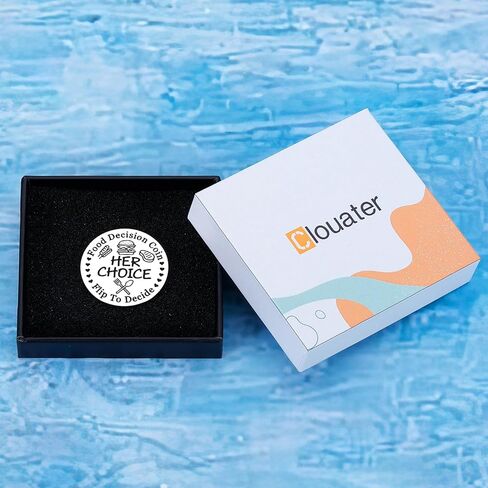 Clouater Valentines Day Gift Boyfriend Girlfriend Wife Husband Date Night Idea Decision Coin Women Men Stocking Stuffer in Saudi Arabia