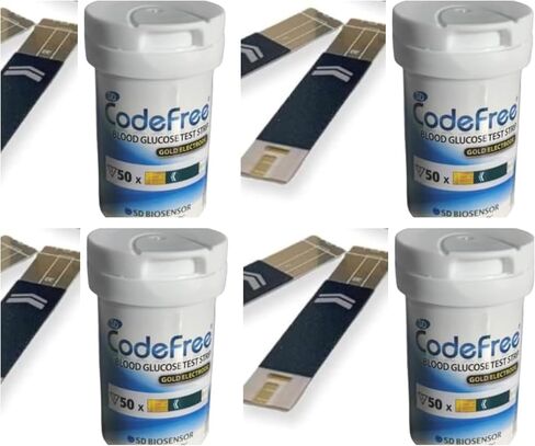 Generic Strips, Made for Blood Glucose Test, Compatible with Codefree (Pack of 100 Strips) in Saudi Arabia