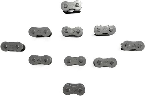 وصلات توصيل سلسلة أسطوانية AZSSMUK #40 مادة من الفولاذ الكربوني (10 عبوات) in Kuwait