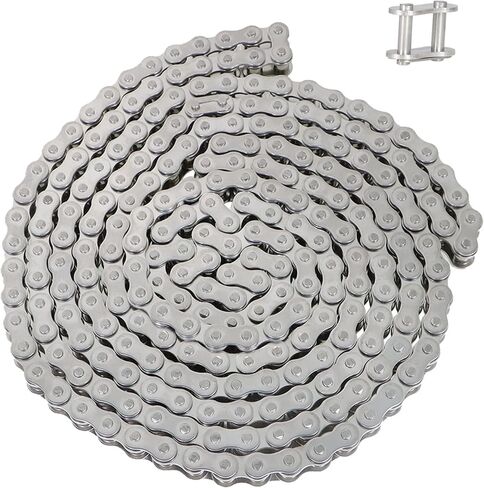 Timunr 40SS 10 Feet Stainless Steel Roller Chain 240 Links with 1 Connecting Links in Saudi Arabia