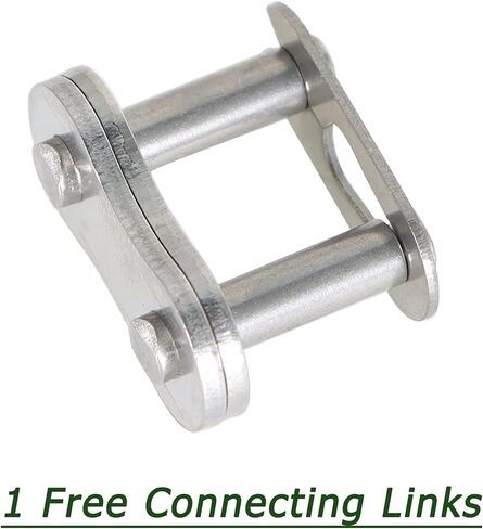 Timunr 40SS 10 Feet Stainless Steel Roller Chain 240 Links with 1 Connecting Links in Saudi Arabia