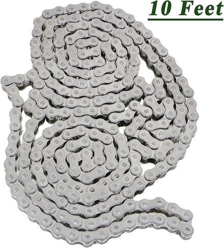 Timunr 40SS 10 Feet Stainless Steel Roller Chain 240 Links with 1 Connecting Links in Saudi Arabia