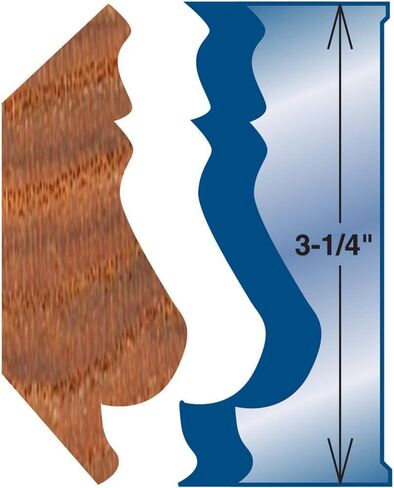 تسوق سكاكين تشكيل قوالب التاج مقاس 3-1/4 بوصة من Fox D4727 (مجموعة من 3) in Kuwait