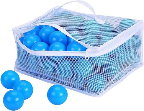 PlayMaty Ball Pit Balls 100 Pieces Plastic Ball Kids Swim Pit Fun Toys Balls for Baby Playhouse Pool Birthday Party Decoration in Saudi Arabia