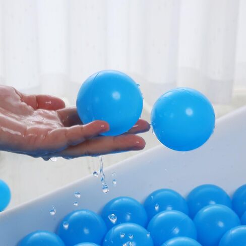 PlayMaty Ball Pit Balls 100 Pieces Plastic Ball Kids Swim Pit Fun Toys Balls for Baby Playhouse Pool Birthday Party Decoration in Saudi Arabia