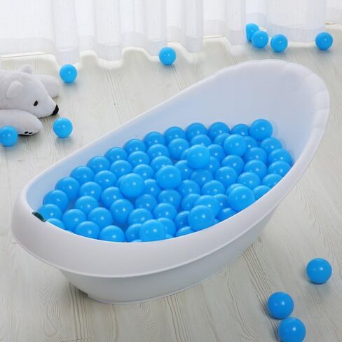 PlayMaty Ball Pit Balls 100 Pieces Plastic Ball Kids Swim Pit Fun Toys Balls for Baby Playhouse Pool Birthday Party Decoration in Saudi Arabia