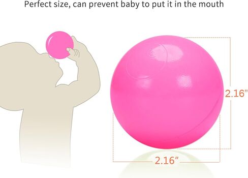 كرات الحفرة من PlayMaty، 100 قطعة من الكرة البلاستيكية للأطفال، ألعاب ممتعة لحفرة السباحة، كرات لمسرح الطفل، حمام السباحة، ديكور حفلات أعياد الميلاد in Kuwait