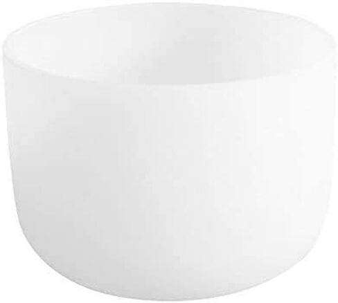 ENERGYSOUND 432Hz Perfect Pitch E Note Solar Plexus Chakra Frosted Quartz Crystal Singing Bowl 10 inch mallet and o-ring included in Kuwait