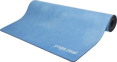 Yoga Mats By Yoga Zeal - Luxuriously Soft, Thick, Non-Slip, Hot Yoga Mat. Eco Printed. Designed to grip better with a sweaty yoga practice! in Saudi Arabia