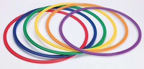 S&S Worldwide YS-AR-26 Spectrum Flat Hoops/Agility Rings-26 INCH (Pack of 6) in Saudi Arabia