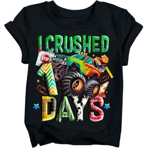 100 Days of School Shirt for Boys Girls Kids Happy 100th Day T-Shirt Toddler Celebration Graphic Top 2026 (3T-10T) in Saudi Arabia