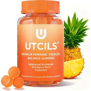 علكات Liposomal Premium للتوازن الأنثوي، علكات بروبيوتيك متقدمة للنساء مع البروميلين والتوت البري - دعم توازن درجة الحموضة الثلاثي المستهدف، 30B CFU ثابت على الرف، خالي من السكر 60 قطعة in Kuwait