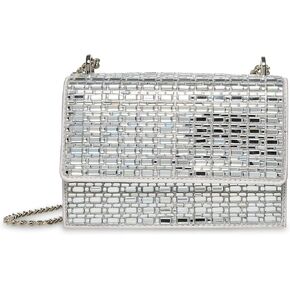 Betsey Johnson Shine On Convertible Flap Bag, Black in Kuwait