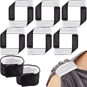 Amylove 12 Pairs Sleeve Clips Softball Basketball Golf Soccer Sleeve Holders Scrunchie Sports Shoulder Holder Sleeve Ties Fasten Sports Straps for Shirts Boys Men Women Girls in Kuwait