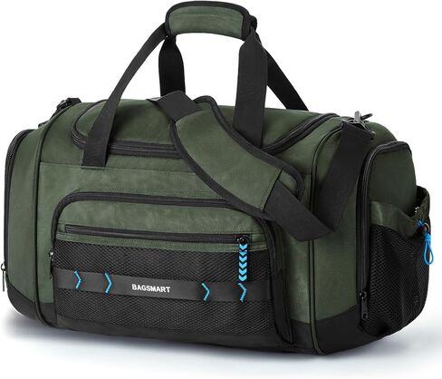 BAGSMART 4-IN-1 Gym Bag for Women,TSA Lightweight Duffle Bag for Travel with Shoe Compartment & Wet Pocket, 30L Carry On Weekender Bags for Women,Water Resistant Travel Duffel Backpack,Camel in Saudi Arabia