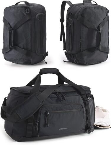 BAGSMART 4-IN-1 Gym Bag for Women,TSA Lightweight Duffle Bag for Travel with Shoe Compartment & Wet Pocket, 30L Carry On Weekender Bags for Women,Water Resistant Travel Duffel Backpack,Camel in Saudi Arabia