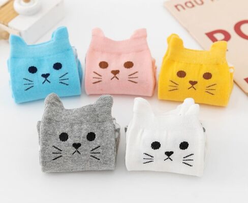 Women’s Cat Crew Socks Cute Animal Novelty Socks Funny Ear Claw Paw Gifts for Lovers Birthday Stocking School Girl Daily Sock in Saudi Arabia