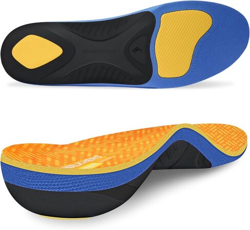 220+lbs Arch Support Inserts,Heavy Duty Plantar Fasciitis Insoles for Men Women,Orthotic Inserts with Heel Cushion,Pain Relief for Standing All Day Mens 8-8.5 | Womens 10-10.5 in Kuwait