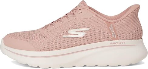 SKECHERS Performance Go Walk Arch Fit N-Joy Ria Hands Free Slip-ins | Hands Free Slip-Ins, Arch Fit Insole, Ultra Light Cushioning, Relaxed Fit, Bungee Laces, Machine Washable in Saudi Arabia