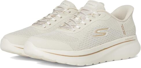 SKECHERS Performance Go Walk Arch Fit N-Joy Ria Hands Free Slip-ins | Hands Free Slip-Ins, Arch Fit Insole, Ultra Light Cushioning, Relaxed Fit, Bungee Laces, Machine Washable in Saudi Arabia