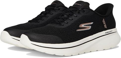 SKECHERS Performance Go Walk Arch Fit N-Joy Ria Hands Free Slip-ins | Hands Free Slip-Ins, Arch Fit Insole, Ultra Light Cushioning, Relaxed Fit, Bungee Laces, Machine Washable in Saudi Arabia