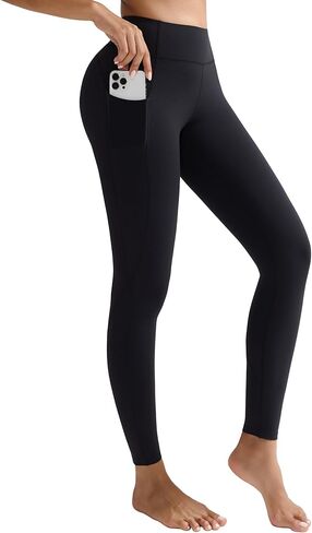 RUNNING GIRL Leggings for Women 25" Inseam, High Waisted Compression Buttery Soft Yoga Pants with Pockets in Saudi Arabia