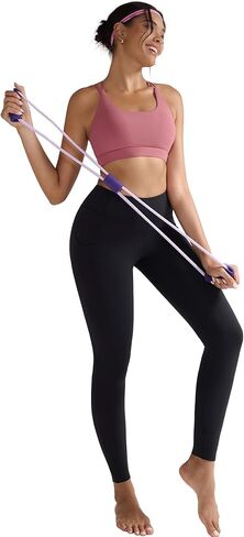 RUNNING GIRL Leggings for Women 25" Inseam, High Waisted Compression Buttery Soft Yoga Pants with Pockets in Saudi Arabia