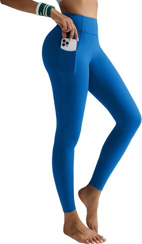 RUNNING GIRL Leggings for Women 25" Inseam, High Waisted Compression Buttery Soft Yoga Pants with Pockets in Saudi Arabia