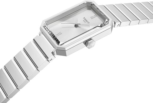 Tissot SRV, Swiss Quartz Watch for Women, Stainless Steel Case, Silver Dial, T1601101103300 in Saudi Arabia