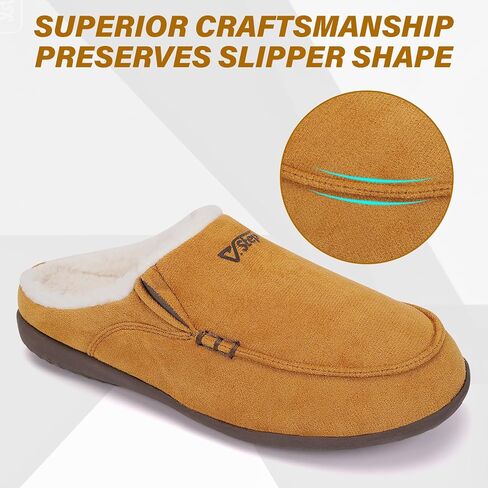 Orthopedic Arch Support Slippers for Men Moccasin Loafer Style | Orthotic Support for Plantar Fasciitis, Indoor Outdoor House Slippers for Bedroom Living Room in Saudi Arabia