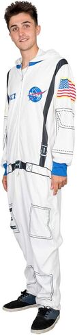 Mad Engine NASA Astronaut Costume Hooded Pajama Union Suit in Saudi Arabia