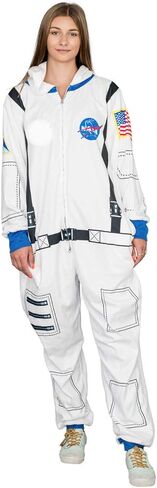 Mad Engine NASA Astronaut Costume Hooded Pajama Union Suit in Saudi Arabia