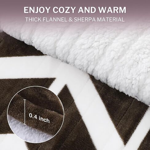 VENTIMI Electric Blanket Heated Throw, 50" x 60" Heated Blanket with 5 Heat Levels & 3 Hours Auto Off, Fast Heating Blanket with ETL & FCC Certification, Coffee in Saudi Arabia