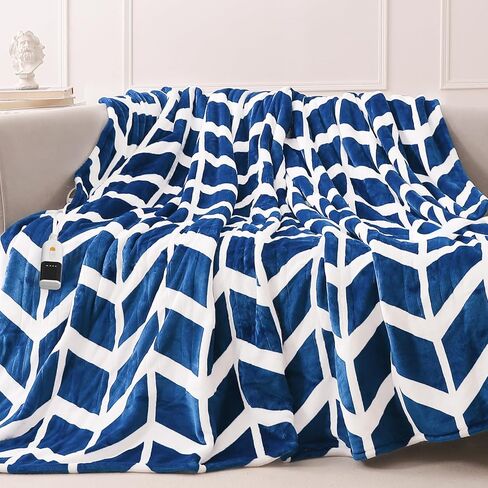VENTIMI Electric Blanket Heated Throw, 50" x 60" Heated Blanket with 5 Heat Levels & 3 Hours Auto Off, Fast Heating Blanket with ETL & FCC Certification, Coffee in Saudi Arabia