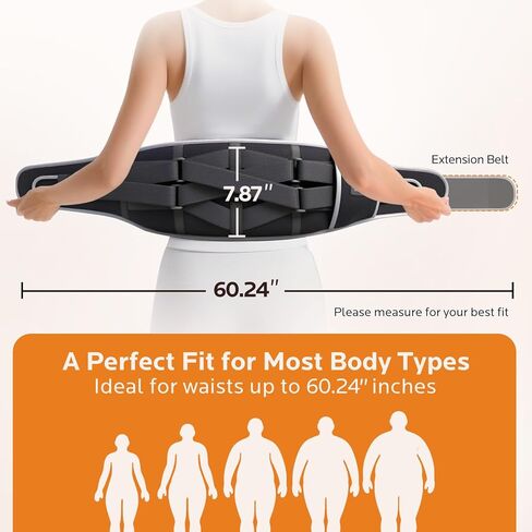 وسادة تسخين لتخفيف آلام الظهر: وسادة تسخين لاسلكية بقدرة 7000 مللي أمبير في الساعة لتدليك أسفل الظهر مع 6 حرارة و6 اهتزازات - وسادة تسخين محمولة قابلة لإعادة الشحن للنساء والرجال in Kuwait