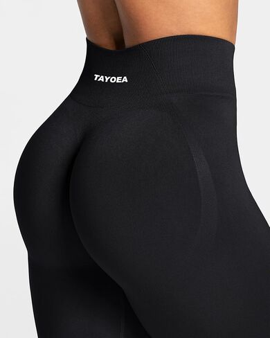TAYOEA Workout Leggings for Women with Tummy Control Butt Lifting Booty Scrunch Yoga Pants Seamless Compression Gym Leggings in Saudi Arabia