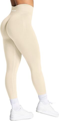 TAYOEA Workout Leggings for Women with Tummy Control Butt Lifting Booty Scrunch Yoga Pants Seamless Compression Gym Leggings in Saudi Arabia