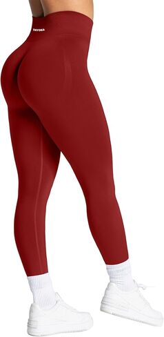 TAYOEA Workout Leggings for Women with Tummy Control Butt Lifting Booty Scrunch Yoga Pants Seamless Compression Gym Leggings in Saudi Arabia