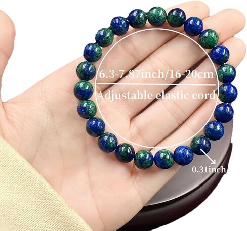 Bracelets for Women Men Phoenix Lapis Lazuli Six Types of Natural Stone Handmade Gemstone Elastic Chakra Yoga Beaded Men's Bracelet Beads Healing Crystal Quartz Spiritual Jewelry Gift in Saudi Arabia