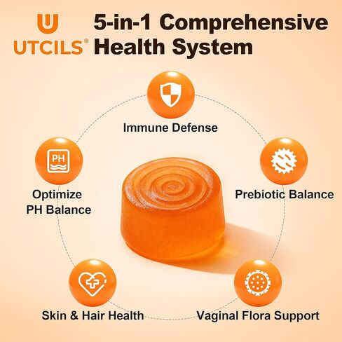 علكات Liposomal Premium للتوازن الأنثوي، علكات بروبيوتيك متقدمة للنساء مع البروميلين والتوت البري - دعم توازن درجة الحموضة الثلاثي المستهدف، 30B CFU ثابت على الرف، خالي من السكر 60 قطعة in Kuwait