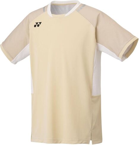 YONEX Men's Athletic Crew Neck Shirt, Performance Polyester, Available in Dark Navy, Peppermint, and Ice Beige, 10633 in Saudi Arabia