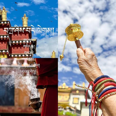 Tibetan Bracelet Talisman, Authentic Tibetan Monk Handmade Dorje Knot Red String Bracelets, Red Thread Bracelet Protection, Good Luck Rope for Men & Women, Ideal Gift for Blessing for Family & Friends in Saudi Arabia